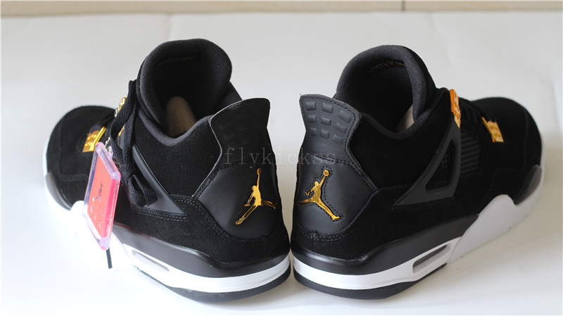 Air Jordan 4 Retro Royalty Black Suede